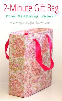 How to Make a Bag Out of Wrapping Paper: And Why Bananas Might Be the Secret Ingredient