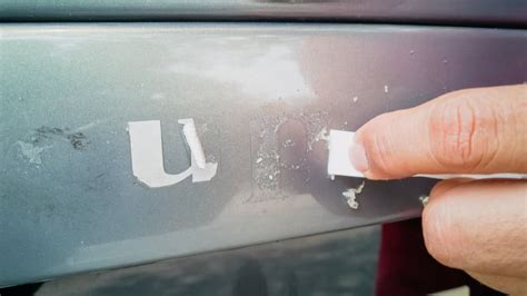 How to Remove Car Dealer Sticker